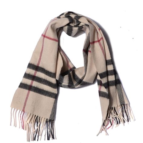 burberry ivory check wool fringe scarf|The Burberry Scarf .